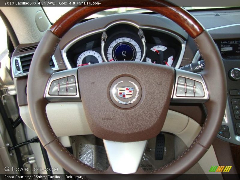 Gold Mist / Shale/Ebony 2010 Cadillac SRX 4 V6 AWD