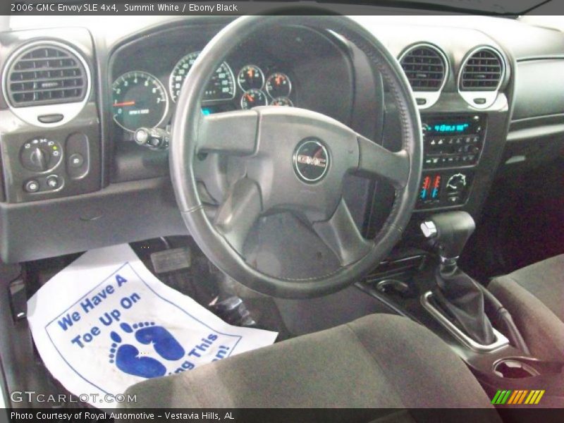 Summit White / Ebony Black 2006 GMC Envoy SLE 4x4