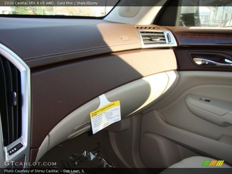 Gold Mist / Shale/Ebony 2010 Cadillac SRX 4 V6 AWD