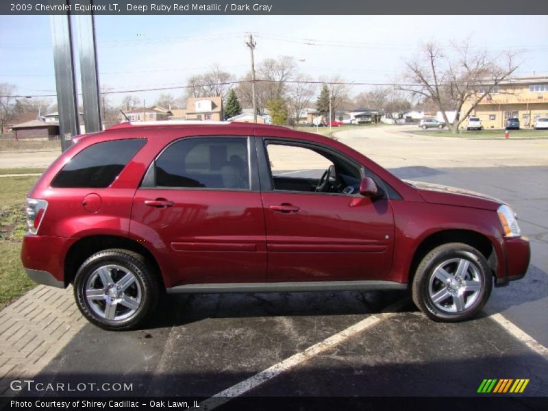 Deep Ruby Red Metallic / Dark Gray 2009 Chevrolet Equinox LT