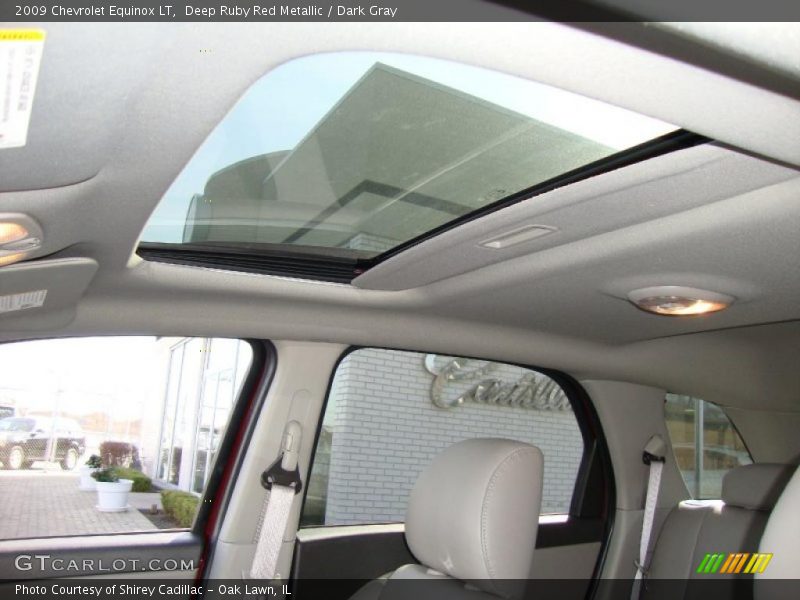 Deep Ruby Red Metallic / Dark Gray 2009 Chevrolet Equinox LT