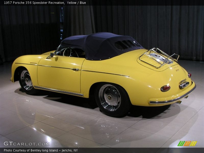 Yellow / Blue 1957 Porsche 356 Speedster Recreation