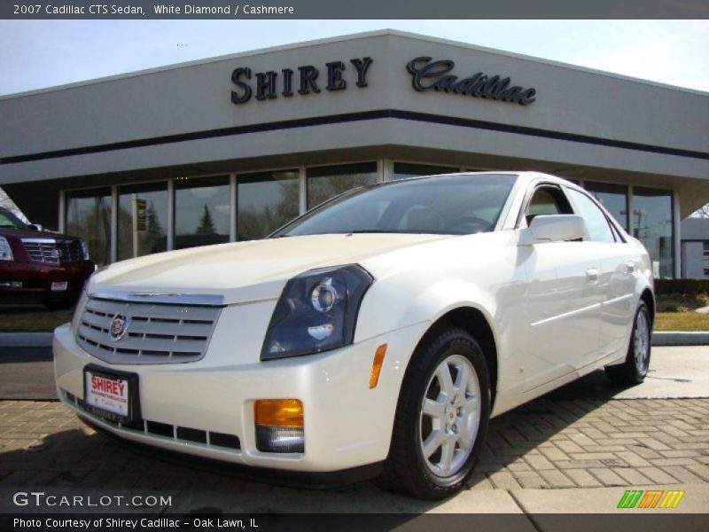 White Diamond / Cashmere 2007 Cadillac CTS Sedan