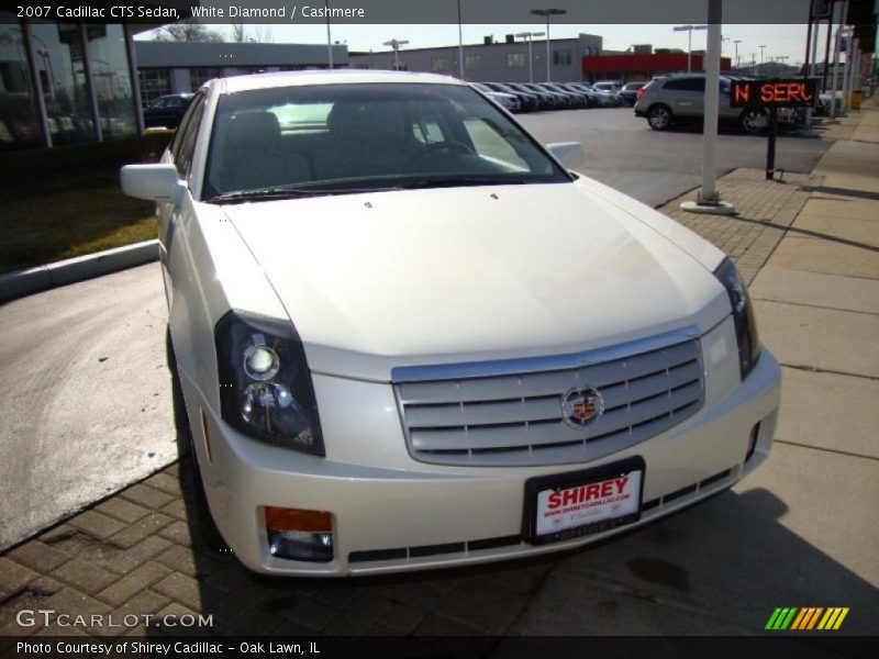 White Diamond / Cashmere 2007 Cadillac CTS Sedan