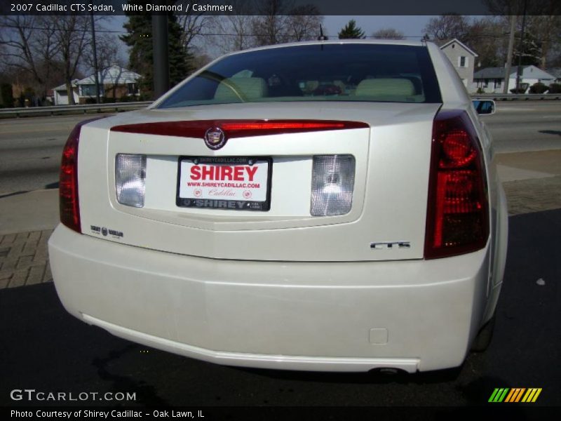 White Diamond / Cashmere 2007 Cadillac CTS Sedan