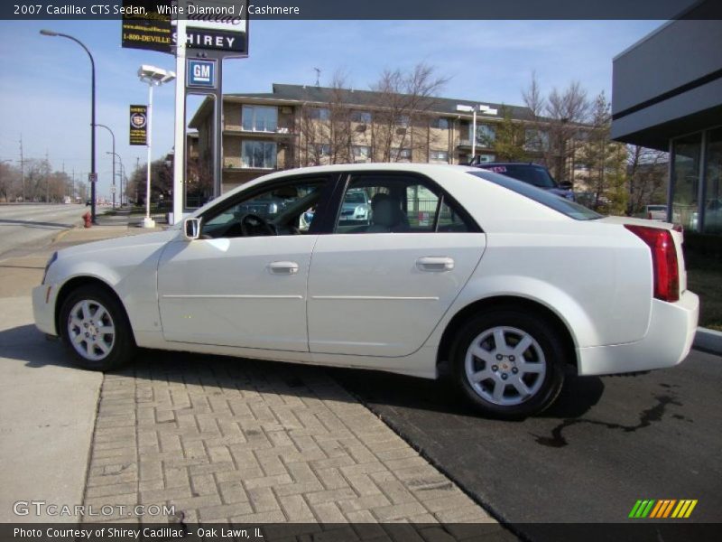 White Diamond / Cashmere 2007 Cadillac CTS Sedan
