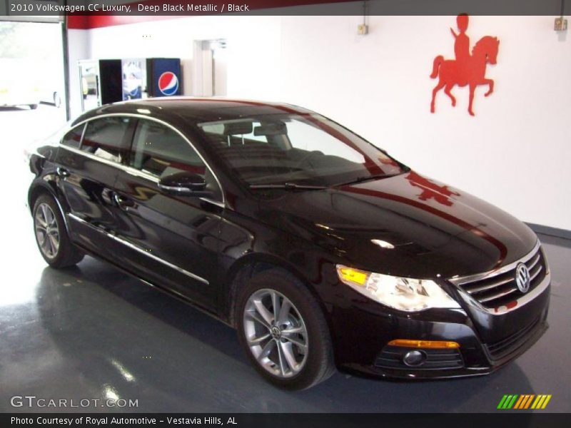 Deep Black Metallic / Black 2010 Volkswagen CC Luxury