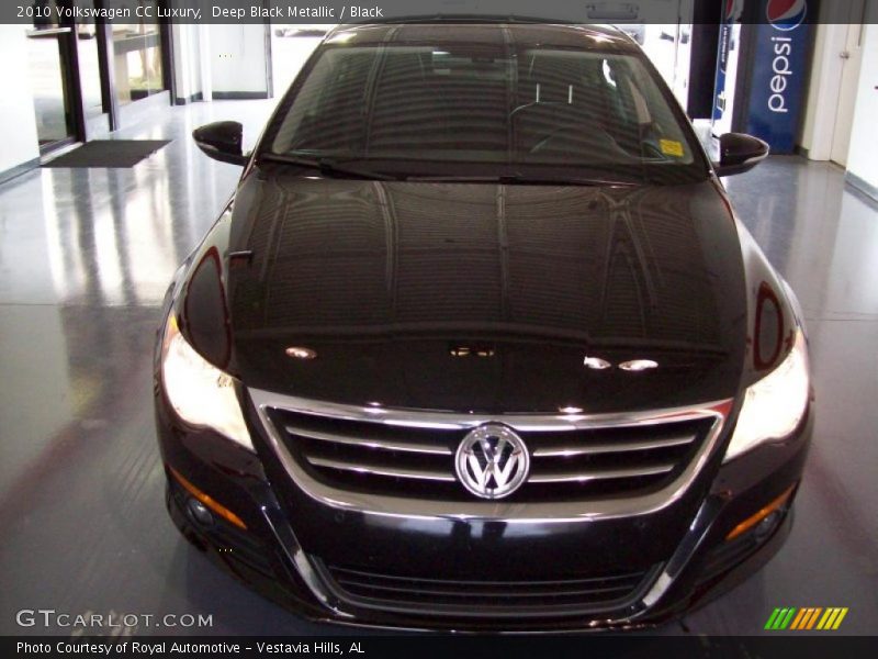 Deep Black Metallic / Black 2010 Volkswagen CC Luxury