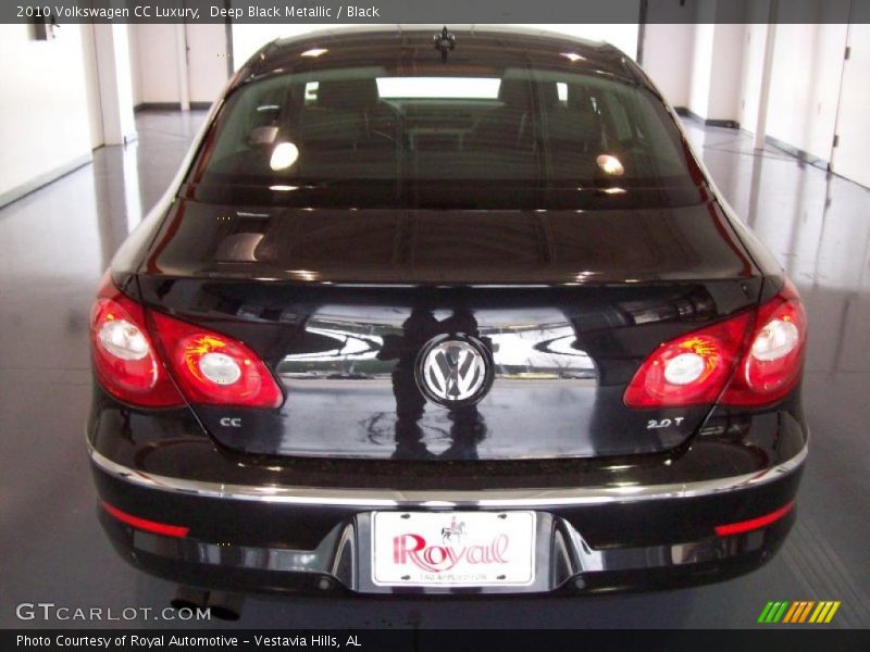 Deep Black Metallic / Black 2010 Volkswagen CC Luxury