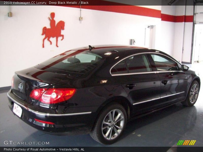 Deep Black Metallic / Black 2010 Volkswagen CC Luxury