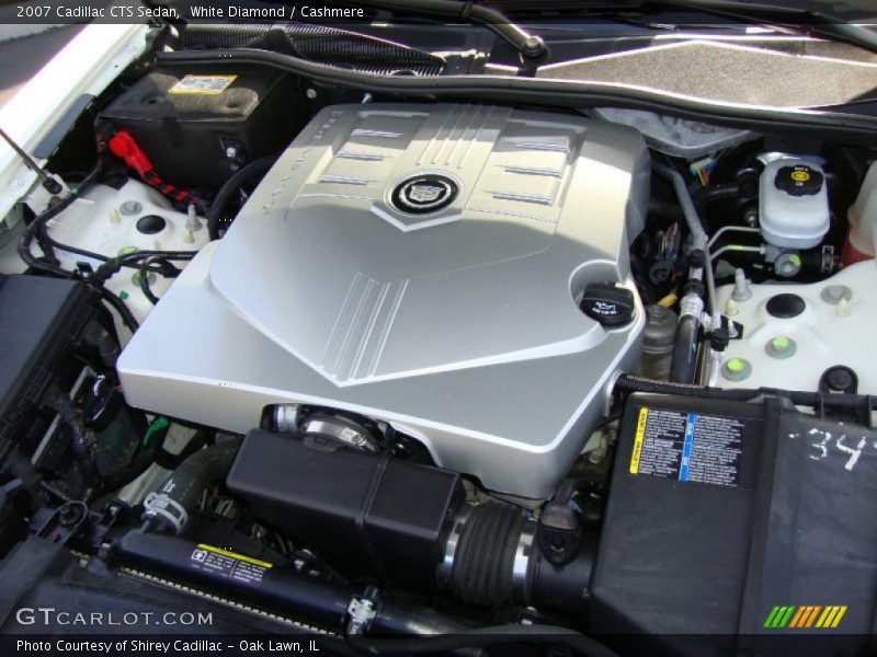 White Diamond / Cashmere 2007 Cadillac CTS Sedan