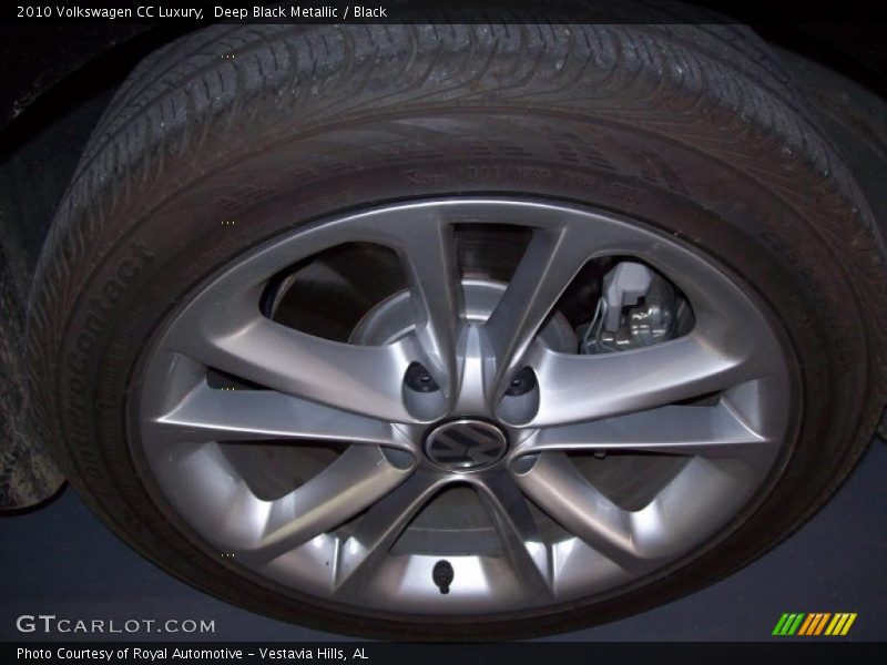 Deep Black Metallic / Black 2010 Volkswagen CC Luxury