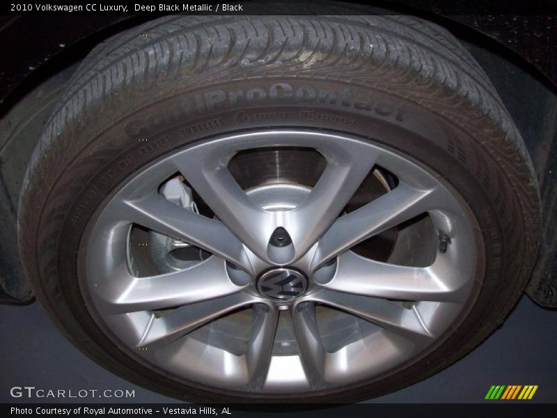 Deep Black Metallic / Black 2010 Volkswagen CC Luxury