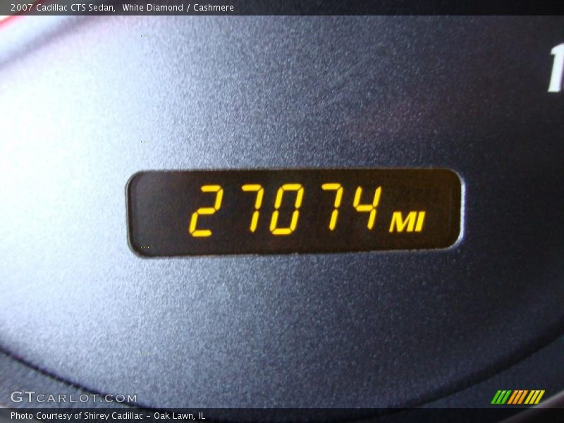 White Diamond / Cashmere 2007 Cadillac CTS Sedan