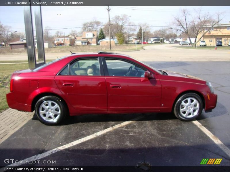 Infrared / Cashmere 2007 Cadillac CTS Sedan