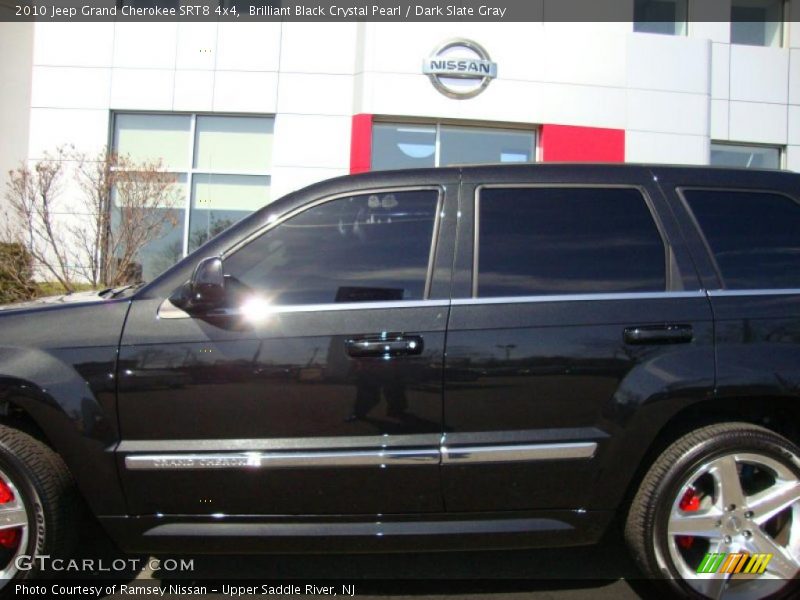 Brilliant Black Crystal Pearl / Dark Slate Gray 2010 Jeep Grand Cherokee SRT8 4x4