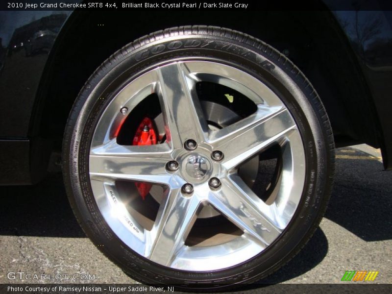 Brilliant Black Crystal Pearl / Dark Slate Gray 2010 Jeep Grand Cherokee SRT8 4x4