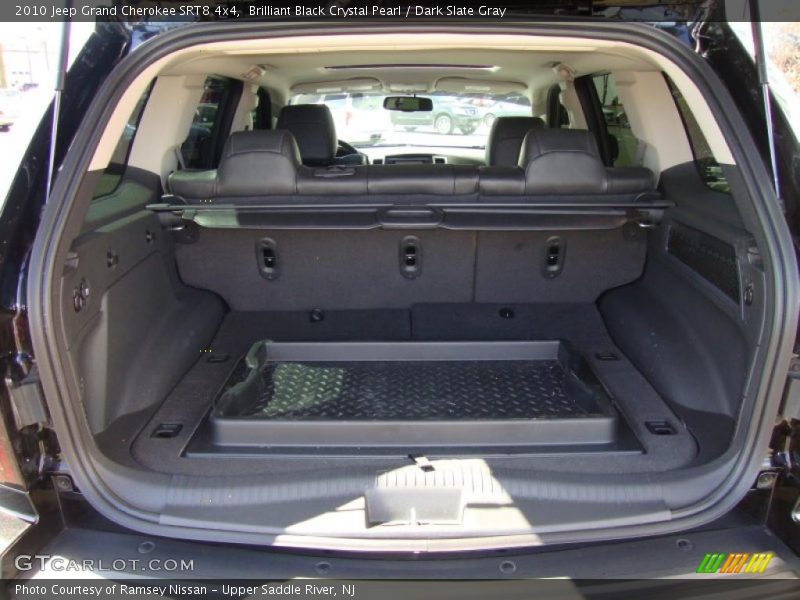 Brilliant Black Crystal Pearl / Dark Slate Gray 2010 Jeep Grand Cherokee SRT8 4x4