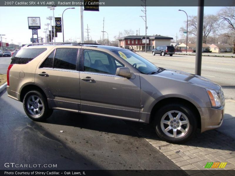 Radiant Bronze / Cashmere 2007 Cadillac SRX 4 V6 AWD