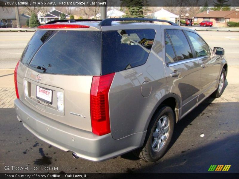 Radiant Bronze / Cashmere 2007 Cadillac SRX 4 V6 AWD
