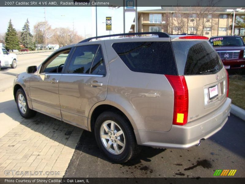 Radiant Bronze / Cashmere 2007 Cadillac SRX 4 V6 AWD