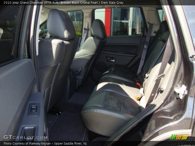 Brilliant Black Crystal Pearl / Dark Slate Gray 2010 Jeep Grand Cherokee SRT8 4x4