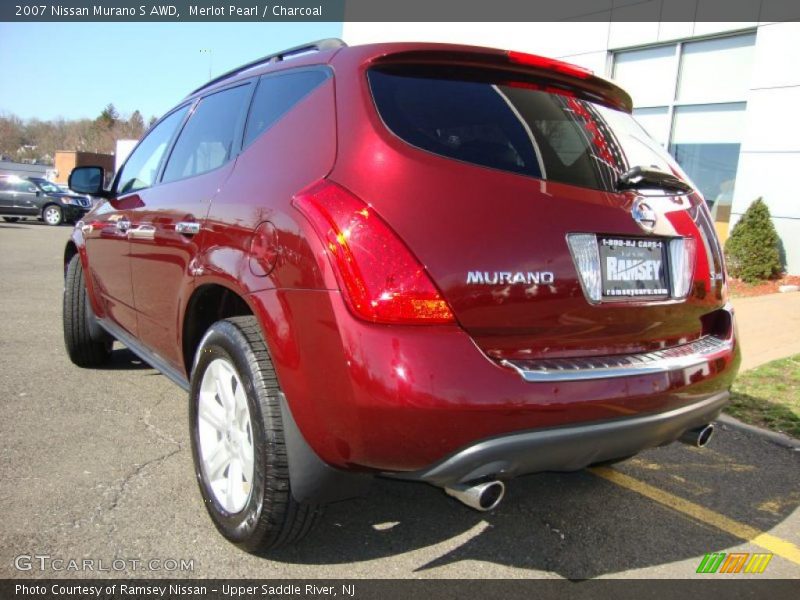 Merlot Pearl / Charcoal 2007 Nissan Murano S AWD
