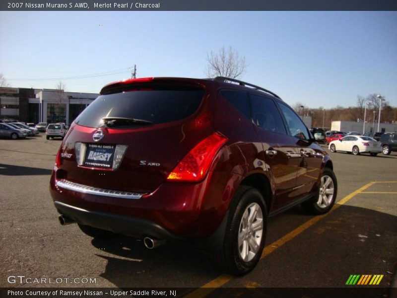 Merlot Pearl / Charcoal 2007 Nissan Murano S AWD