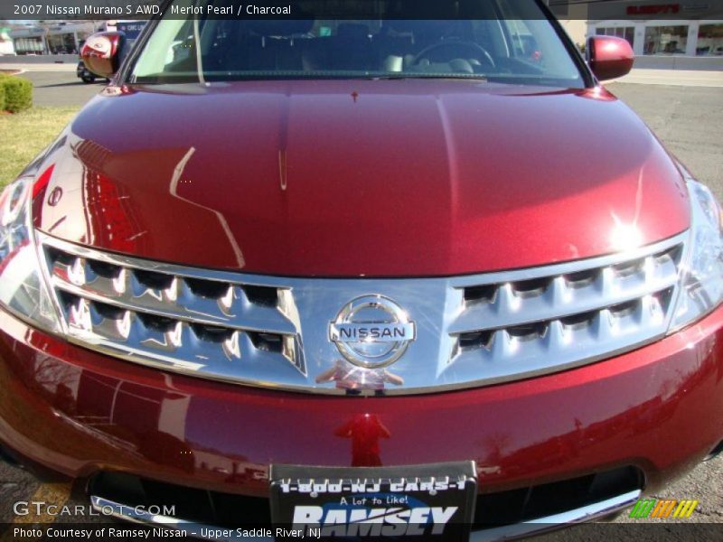 Merlot Pearl / Charcoal 2007 Nissan Murano S AWD