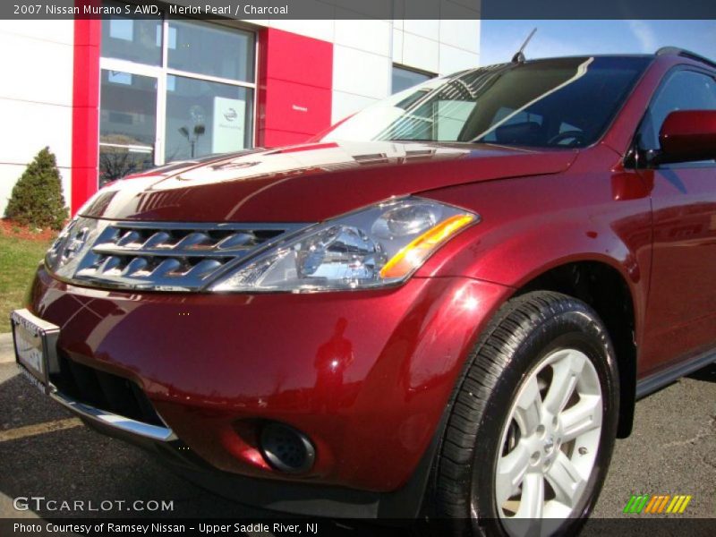 Merlot Pearl / Charcoal 2007 Nissan Murano S AWD