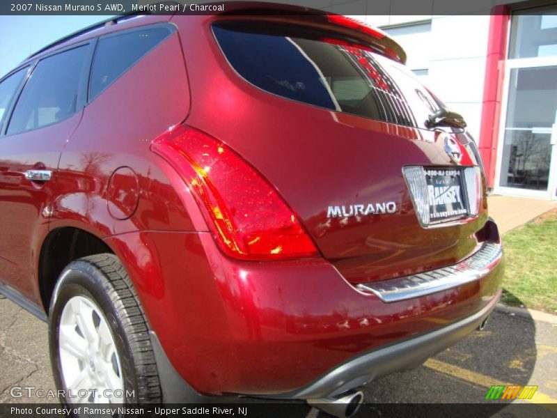 Merlot Pearl / Charcoal 2007 Nissan Murano S AWD