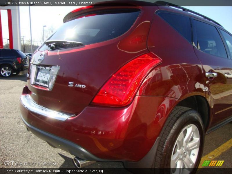 Merlot Pearl / Charcoal 2007 Nissan Murano S AWD