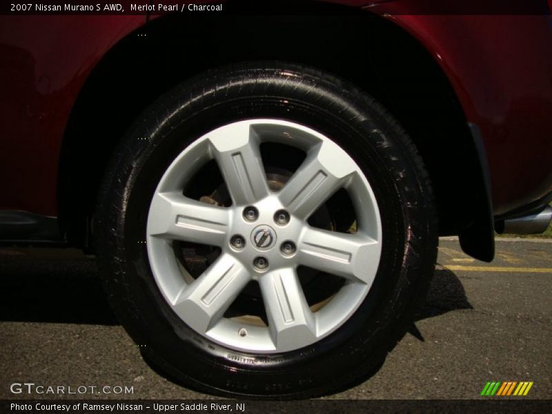 Merlot Pearl / Charcoal 2007 Nissan Murano S AWD