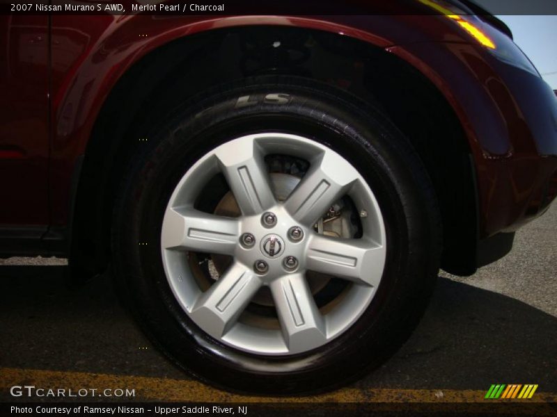 Merlot Pearl / Charcoal 2007 Nissan Murano S AWD
