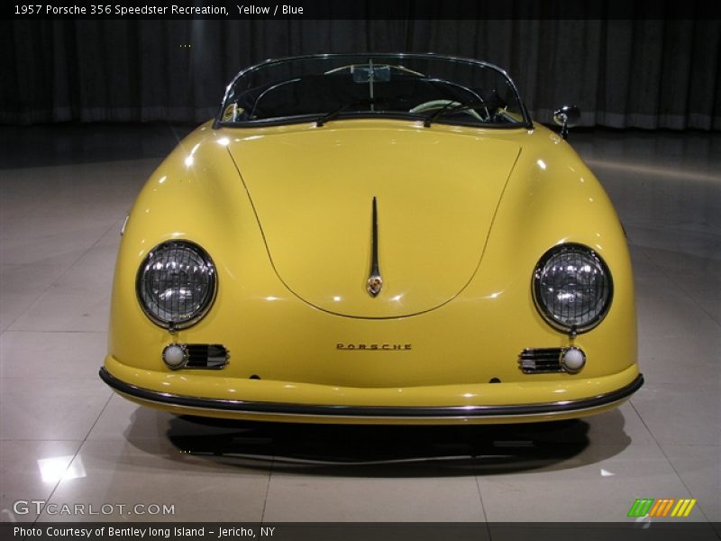 Yellow / Blue 1957 Porsche 356 Speedster Recreation