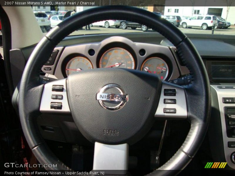 Merlot Pearl / Charcoal 2007 Nissan Murano S AWD