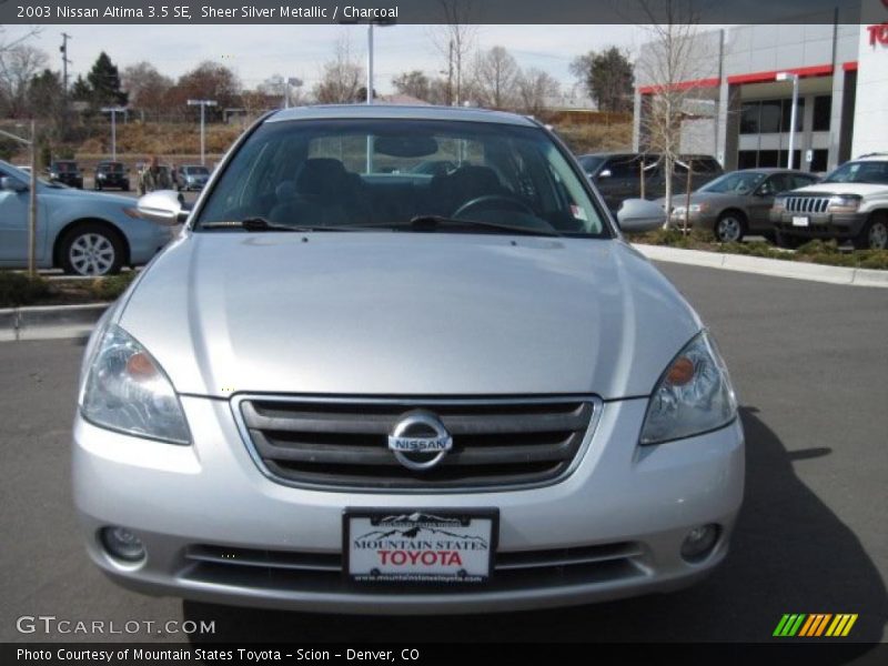 Sheer Silver Metallic / Charcoal 2003 Nissan Altima 3.5 SE