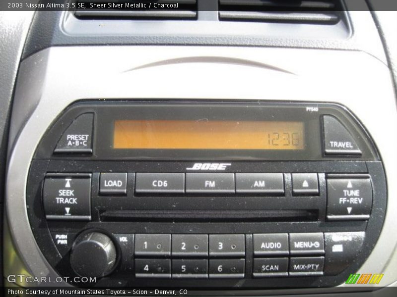 Sheer Silver Metallic / Charcoal 2003 Nissan Altima 3.5 SE