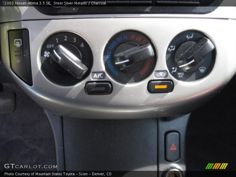 Sheer Silver Metallic / Charcoal 2003 Nissan Altima 3.5 SE
