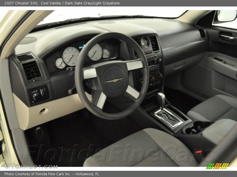 Cool Vanilla / Dark Slate Gray/Light Graystone 2007 Chrysler 300