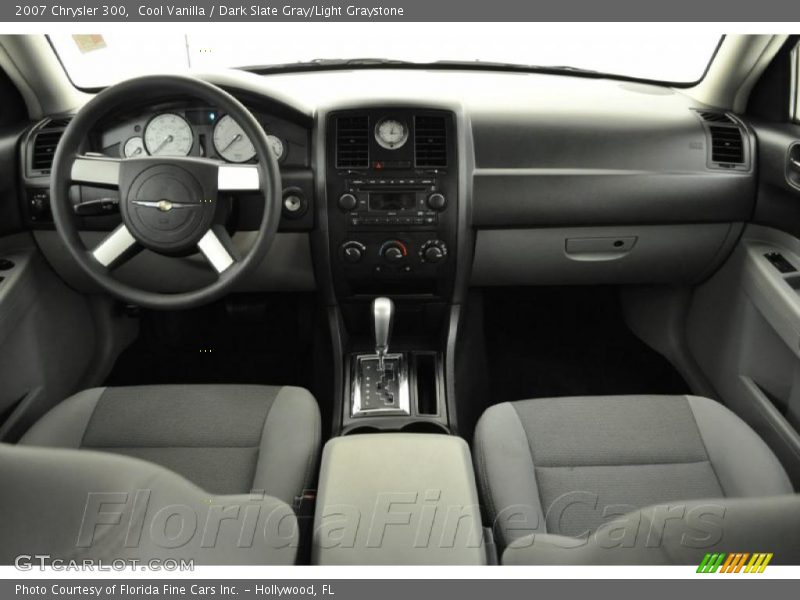 Cool Vanilla / Dark Slate Gray/Light Graystone 2007 Chrysler 300