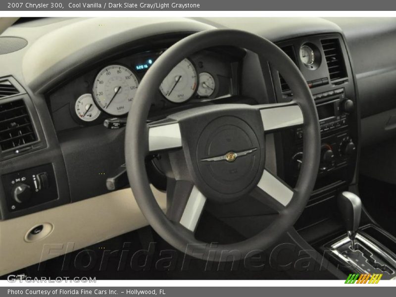 Cool Vanilla / Dark Slate Gray/Light Graystone 2007 Chrysler 300