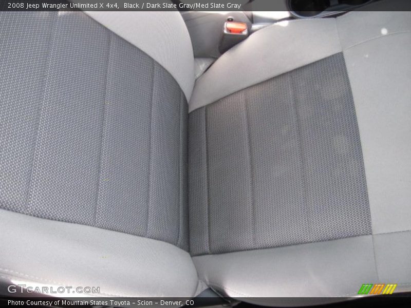 Black / Dark Slate Gray/Med Slate Gray 2008 Jeep Wrangler Unlimited X 4x4