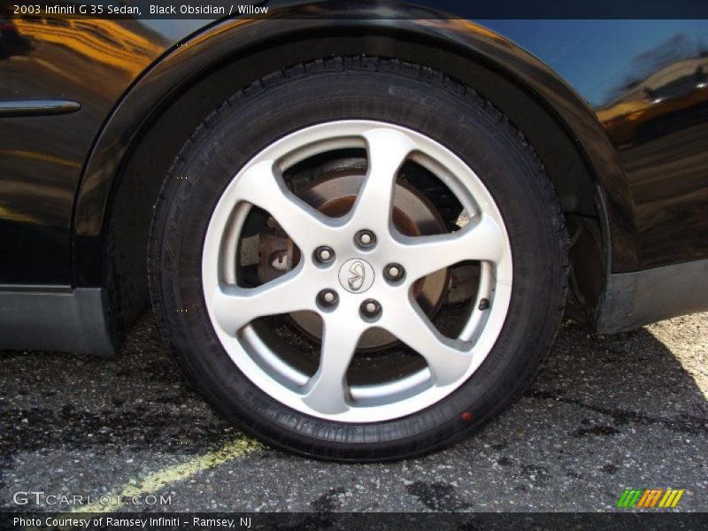Black Obsidian / Willow 2003 Infiniti G 35 Sedan