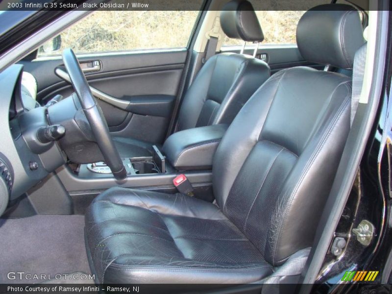 Black Obsidian / Willow 2003 Infiniti G 35 Sedan