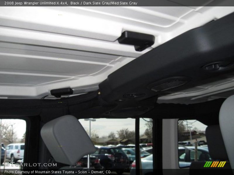 Black / Dark Slate Gray/Med Slate Gray 2008 Jeep Wrangler Unlimited X 4x4