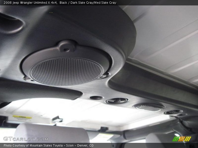 Black / Dark Slate Gray/Med Slate Gray 2008 Jeep Wrangler Unlimited X 4x4