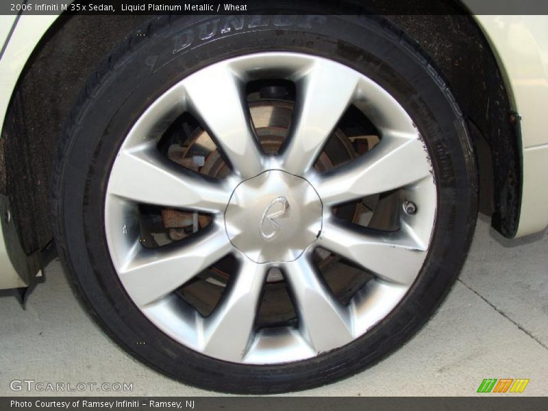 Liquid Platinum Metallic / Wheat 2006 Infiniti M 35x Sedan