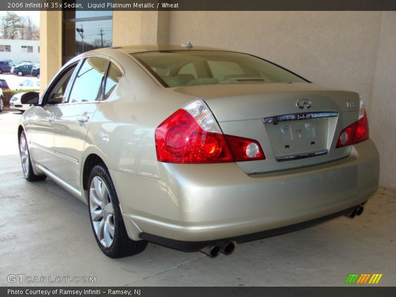 Liquid Platinum Metallic / Wheat 2006 Infiniti M 35x Sedan