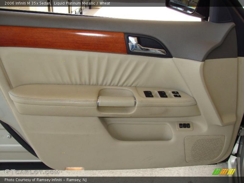 Liquid Platinum Metallic / Wheat 2006 Infiniti M 35x Sedan